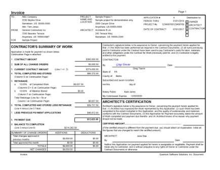 Quantum Project Manager Contractor Billing Module Quantum Software Solutions Inc